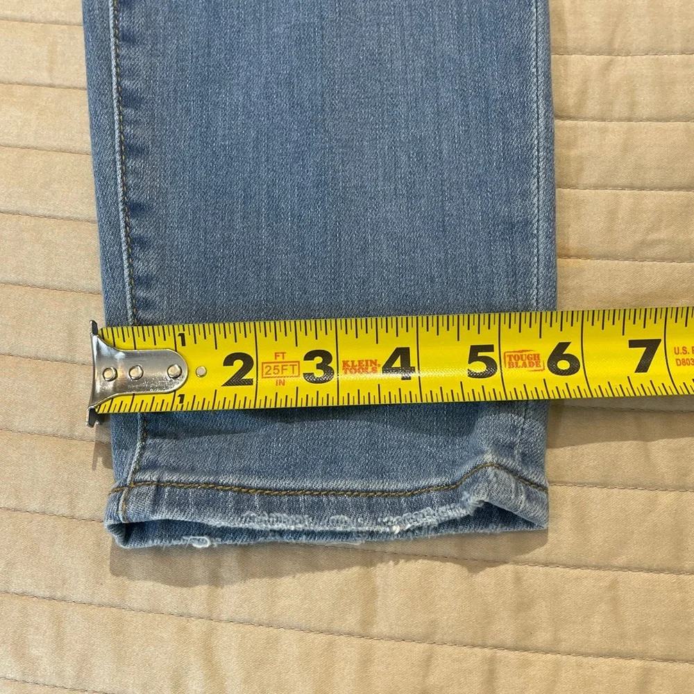 Universal Thread WOMENS SIZE 6/28R Blue High Rise SKINNY DISTRESSED JEANS